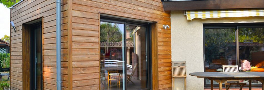 extension de maison en bois